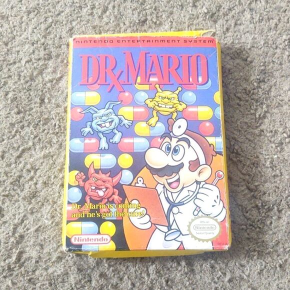 Dr. Mario for Nintendo NES COMPLETE PRE-OWNED WITH BOX & MANUAL - Picture 1 of 4